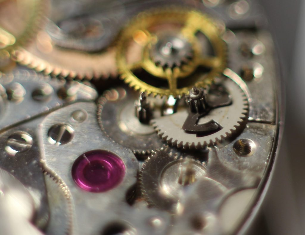 Mouvement De Montre Buren Calibre 1282 Avec Cadran - Pièce De Remplacement D'occasion